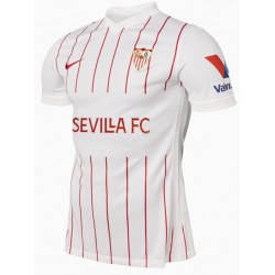 Camisola Sevilla FC Equipamento Primeiro 2021-2022 Manga Curta